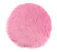 MCMUZKZS Round Car Seat Cushion, Sofa Mat, Hot Pink, 35cm
