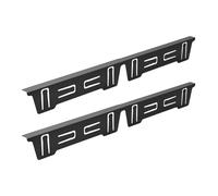 MCMUZKZS Stainless Steel with Strip, Spring Mechanism, Edge, Anti-Deformation, for Kitchen, Gift, Cleaning, Household Use, Black