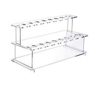 MCMUZKZS Wine Bottle Stopper Display, Storage Rack, 2 Tiers, Transparent Organizer for Club Events Countertop, Multi, L