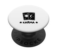 MCMXC Karma Moons and Sun Tarot Cards Divinatory Destiny PopSockets Adhesive PopGrip