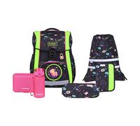 McNeill Bravo School bag set 8-piece gray