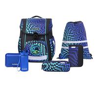 McNeill Bravo School bag set 8-piece blue