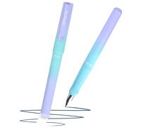 McNeill - Ghost Pen - Gradient - Erasable Fountain Pen for School and Everyday Use | For Right and Left-Handed Users | Thermally Erasable Ink, Ergonomic, Refillable (Gradient Blue Berry)