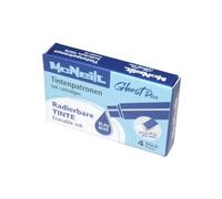 McNeill - Ghost Pen Ink Cartridges - Pack of 4 Blue - Thermal Erasable Ink for Ghost Pen Fountain Pen | Replacement Cartridges in Various Colours | Clean Writing & Residue-Free Erasing