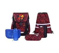 McNeill Primo School bag set 8-piece red