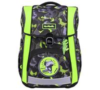 McNeill satchel Bravo Schoolbag Set 9 -piece Dinopark black neon green