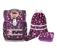 McNeill satchel Ergo Compacto Schoolbag Set 5-teilig Ruby