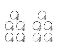 Mcnhbdgg 10X Aquarium Pool Liquid Water Level Sensor Stainless Steel Float Switch