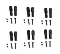 Mcnhbdgg 12Pcs Metal Rear Axle Shaft Adapter Accessories for D12 C14 C24 C34 B24 B36 MN D90 D91 MN99S RC Car Parts