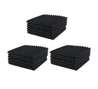 Mcnhbdgg 18 Pcs Acoustic Panels Foam Board Studio Sound-Absorbing Firewall Wedge Tiles Helps Reduce and Unnecessary Noise