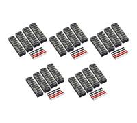 Mcnhbdgg 20 Pc 8P Terminal Block, 20 Pc 8P Shorting Bar, TB1505 Flame Retardant Copper Terminal Short-Circuit Terminal