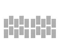 Mcnhbdgg 20 Sheets Scanner Reflective Film 6mm 3d Scanning Marker Marking Points Dots Reflection Markers the Pet Marker Dots