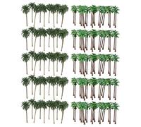 Mcnhbdgg 200 Pcs Coconut Palm Model Trees/Scenery Model Plastic Artificial Layout Rainforest Diorama