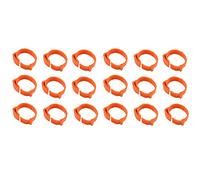 Mcnhbdgg 200Pcs Chicken Identification Leg Bands Tags Poultry Leg Bands Bird Leg Bands Duck Leg Bands Clip-on Rings