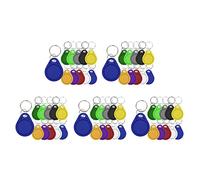 Mcnhbdgg 250Pcs UID 13.56MHz Block 0 Sector Writable IC Card Clone Changeable Smart Keyfobs Key Tags 1K S50 RFID Access Control