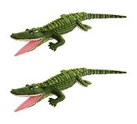 Mcnhbdgg 2pcs 100cm Stuffed Animal Real Life Alligator Plush Toy Simulation Crocodile Dolls Kawaii Pillow for Children