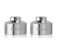 Mcnhbdgg 2pcs 32mm Socket-Oil Filter Wrench Tool,Steel Quickly Oil Filter Removal Tool,3/8Inch Drive Oil Filter Socket Tool
