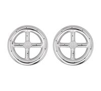 Mcnhbdgg 2pcs 6 Inch Round Fire Pit Burner Ring for Natural Gas & Propane Fire Pit Fireplace Fire Pit Burner for Indoor & Outdoor