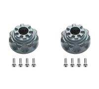 Mcnhbdgg 2Pcs Metal Universal Front/Rear Differential Carrier Case for RC Car 1/10 TRX4-4 -6,Grey