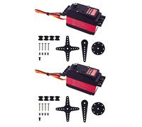 Mcnhbdgg 2Piece DS5160 60Kg 8.4V High Voltage Waterproof Digital Servo for 1:5 SAVOX-0236 XL 5T Robot Arm 180 Servo