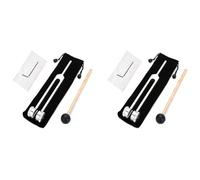 Mcnhbdgg 2X 128 Hz Tuning Fork Weighted Bio-Acoustic Tuning Fork for Therapy 128 Hz Acoustic Slider Tuning Fork