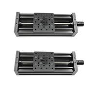 Mcnhbdgg 2X 3D Printer Z Screw T8 Z DIY C Beam CNC Sliding Table 250mm Linear Actuator Kit-Black