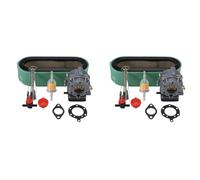 Mcnhbdgg 2X 693480 Carburetor Compatible with 693479 499306 with 394019S Air Filter 394358S Filter