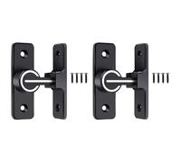Mcnhbdgg 2X Barn Door Lock,Sliding Barn Door, 90 Degree Heavy Duty Gate Suitable for Garden,Garage(90 Degree)