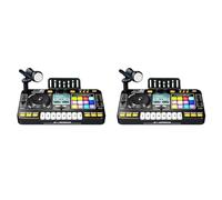 Mcnhbdgg 2X Children Simulation Multifunctional DJ Mixer Controller Electronic Organ DJ Player Music Entertainment Toy