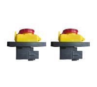 Mcnhbdgg 2X CK5 AC250V 4-Pin Stop No Volt Release Push Button Switch Common to Woodshop and Metalwork Machines