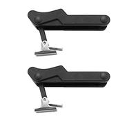 Mcnhbdgg 2X Flexible Door Draw Lock 3.8 Inch Replacement Soft Rubber Black Over-Center C7-10