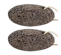 Mcnhbdgg 2X Lava Pumice Stone for Foot Scrubber, Foot Pumice to Remove Dead Skin (Random Color and Shape)