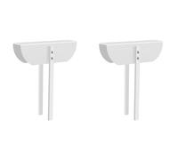 Mcnhbdgg 2X Metal Bifold Door Lock, Bi-Fold Door Lock Installation-Free, Lock for Bifold Closet Doors Security