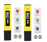 Mcnhbdgg 2X PH Meter Tester Digital PH Meter 0.01 PH Water Quality Test Digital Tester for Kitchen, Aquarium, Pool, Laboratory