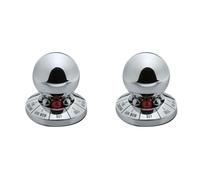 Mcnhbdgg 2X Prophecy Fate Decision Ball Decision Maker Ball Home Anti-Stress Decompression Toy-Silver