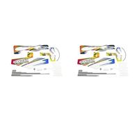 Mcnhbdgg 2X RC Air Plane 3D Airplane Micro-Mini Foam EPP PP F3P Lightset KIT Model Hobby Toys Remote Control Toys E210
