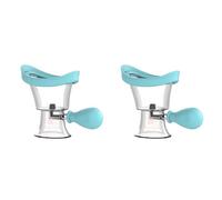 Mcnhbdgg 2X Soft Silicone Eye Wash Cups Eyes Cleaner Flushing Rinse Cups Resuable Bath Eyewash Cups