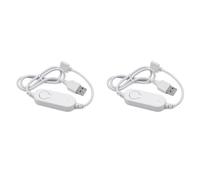 Mcnhbdgg 2X Tuya RGB WiFi LED Controller DC5V USB Dimmer Timer Modes for 2835 5050 RGB Led Strip Lights Smart Life App Adapter