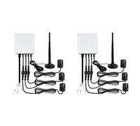 Mcnhbdgg 2X Tuya Smart Life 3 Phase WiFi KWH Meter 120A Power Clamp Current Transformer App Monitor and Record Consumption