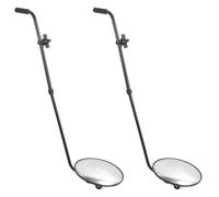 Mcnhbdgg 2X Undercarriage Inspection Mirror,Magnifying Under Vehicle Inspection Security Mirror Foldable Adjustable Angle