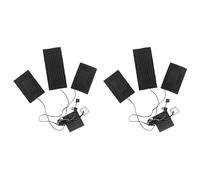 Mcnhbdgg 2X USB Warm Paste Pads Fast-Heating Carbon Fiber Heating Pad Safe Heating Warmer Pad for Vest One Drag Three Heating Pad