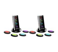 Mcnhbdgg 2X Wireless Key Finder Alarm Reminder Tracker Remote Finder Smart Activity Tracke