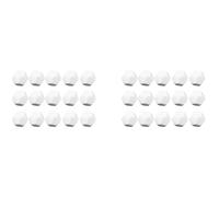 Mcnhbdgg 30 Pack 22MM Blank White Dice Set Acrylic Rounded D12 Dice Cubes for Game,Fun,DIY Sticker and Math Teaching