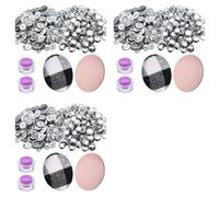 Mcnhbdgg 300 Sets Cover Buttons Kit with Tools Size Buttons to Cover Self Cover Buttons DIY Fabric Cloth Cover Buttons 0.59 Inch