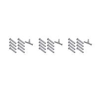 Mcnhbdgg 30Pcs Stainless Steel Stemball Swage Stud Dead Ends Threaded Stud Paired with Cable Tensioner for 1/8Inch Cable Railing