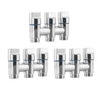 Mcnhbdgg 3X 3 Way Angle Valve Improve the Functionality of Your Home or Commercial Spaces with the Three Way Diverter Valve,A