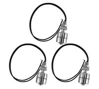Mcnhbdgg 3X Aquarium Pool Liquid Water Level Sensor Stainless Steel Float Switch