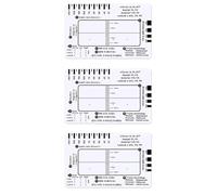 Mcnhbdgg 3X ECG 7 Step Ruler, ECG 7 Step Ruler for ECG/EKG Interpretation, Rapid and Quick Cardiac Analysis and Measurement Tool