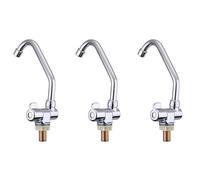 Mcnhbdgg 3X Foldable RV Faucet Rotating Single Handle Deck/Wall Mounted RV Kitchen Tap Copper Cold Water