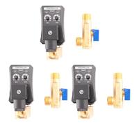 Mcnhbdgg 3X G1/2 DN15 230V Automatic Timed Water Tank Electronic Timed Drain Valve for Air Compressor Condensate Management